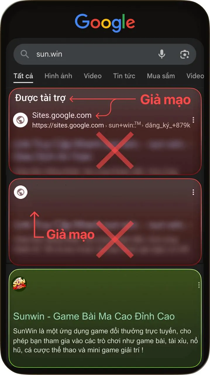 Đặc điểm nhận biết Sunwin chính thức